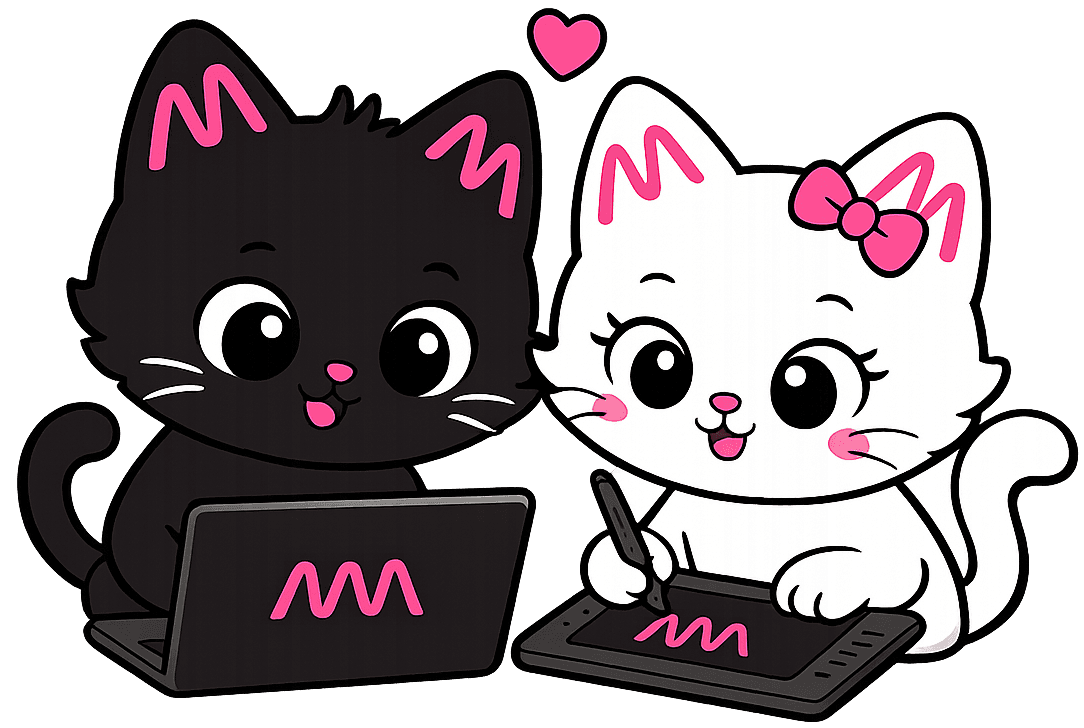 Creative cats illustration
