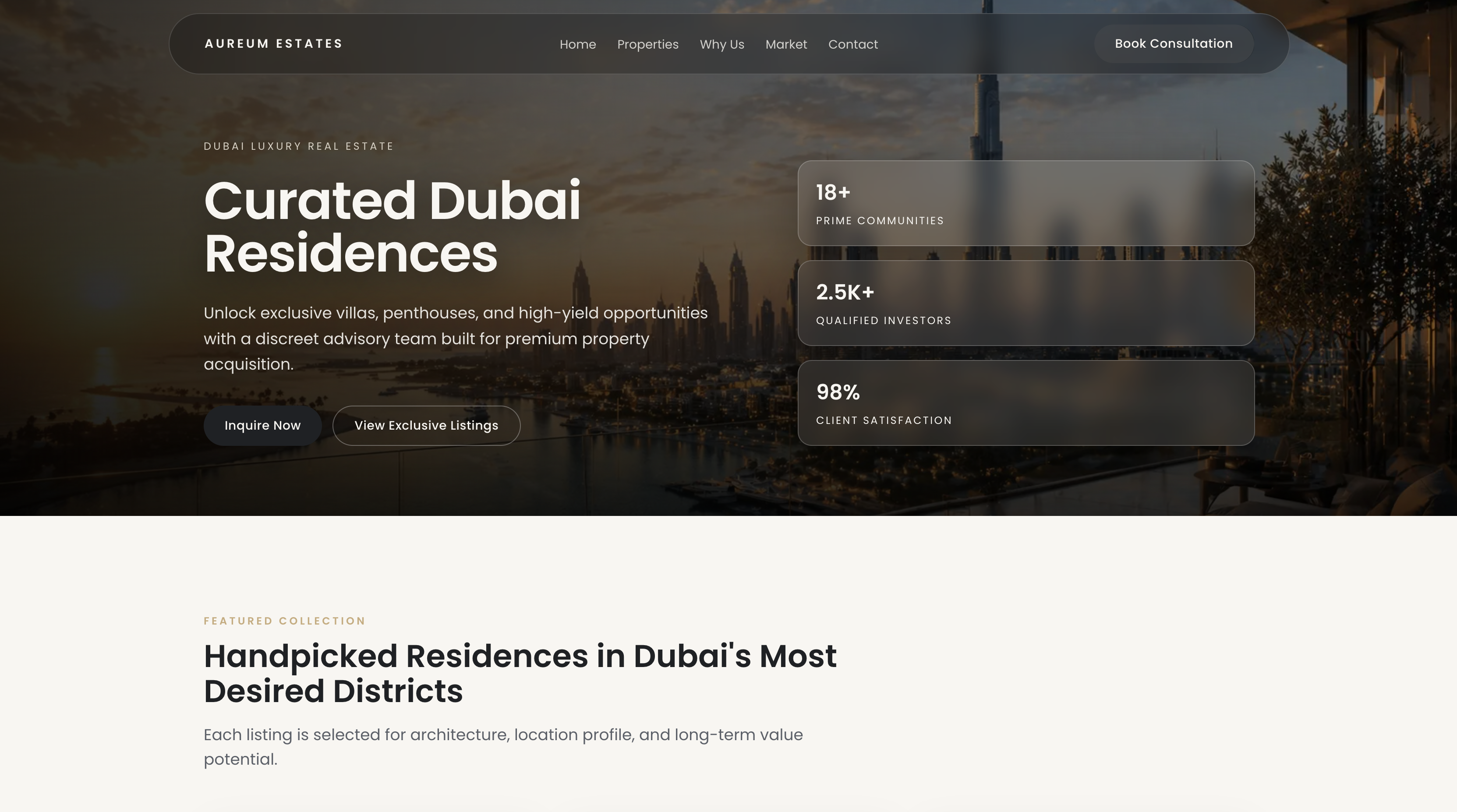 Real Estate Platform preview